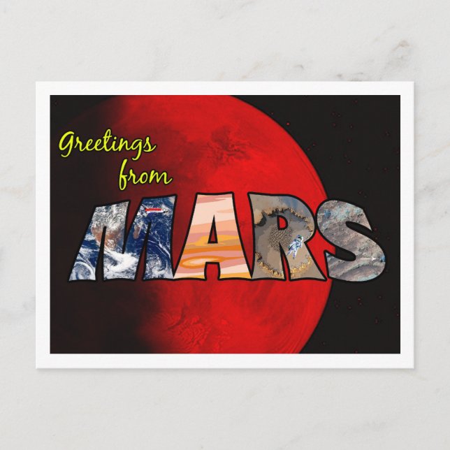 POSTAL MARS POSTCARD (Anverso)