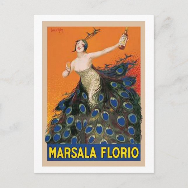 Postal Marsala Florio (Anverso)