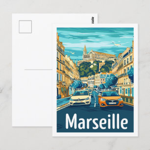 Postal Marseille France Famous Travel Place