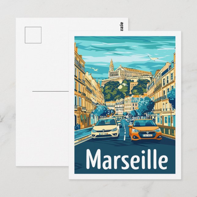 Postal Marseille France Famous Travel Place (Anverso / Reverso)