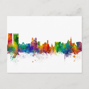 Postal Marseille France Skyline