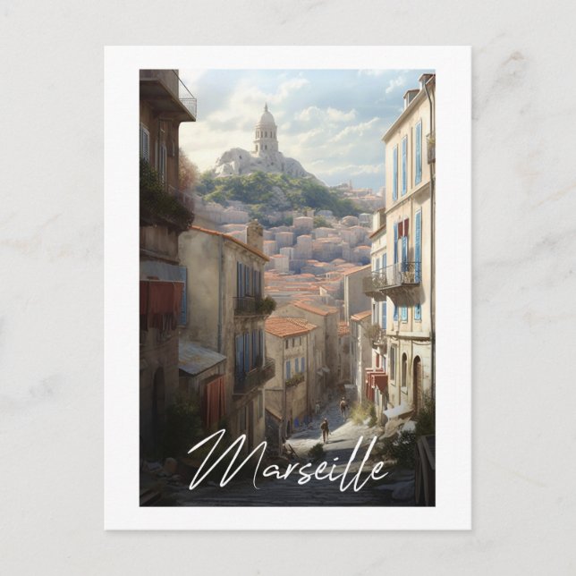 Postal Marseille - illustration (Anverso)