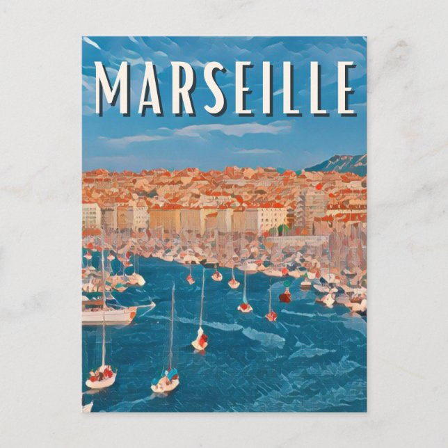 Postal Marseille Photo Vintage  (Anverso)