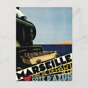 Postal Marsella ~ Costa Azul