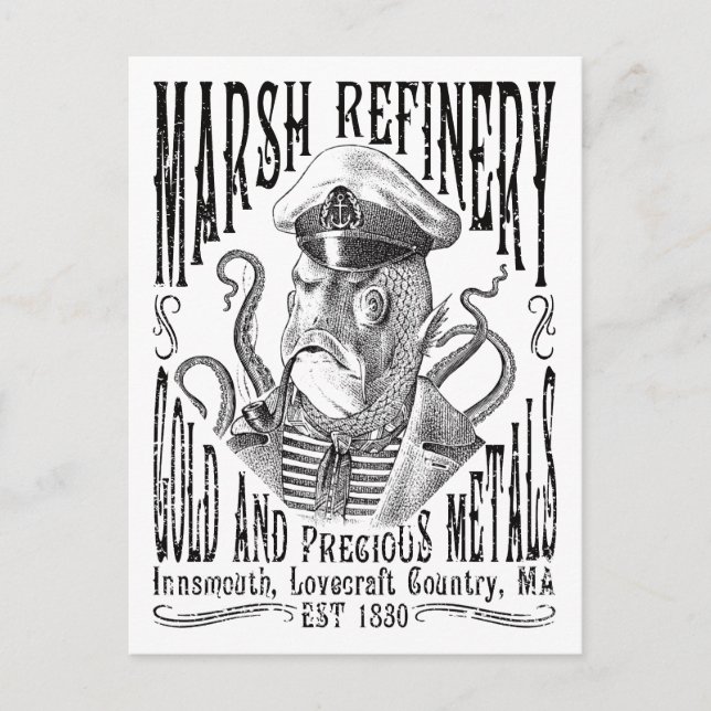 Postal Marsh Refining Company Innsmouth Lovecraft (Anverso)
