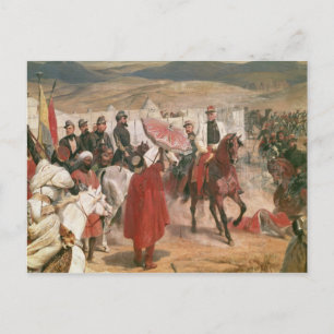 Postal Marshal Thomas Bugeaud y el coronel Joseph