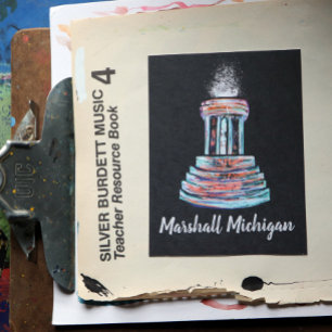 Postal Marshall Michigan Fountain