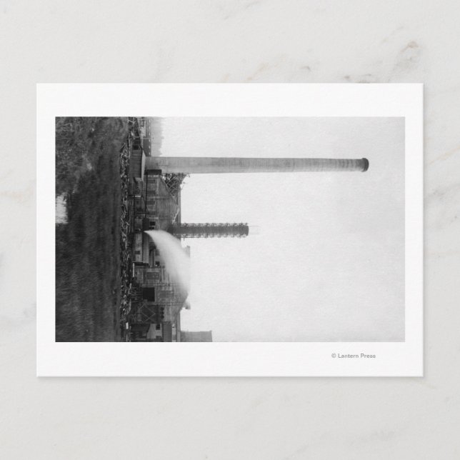 Postal Marshfield, Oregon View of Lumber Mills (Anverso)