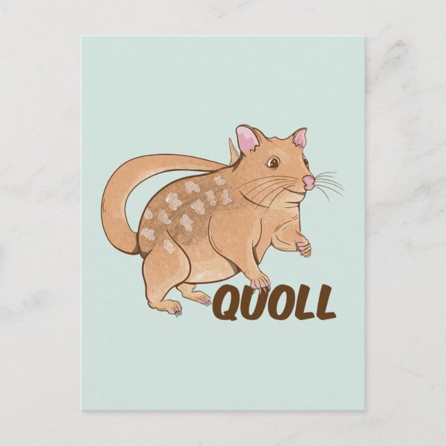 Postal Marsupial australiano Quoll (Anverso)
