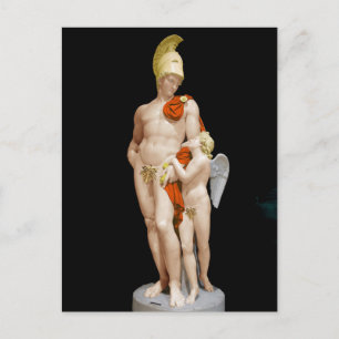 Postal MARTE RESTRINGIDO POR CUPID 1825 John Gibson