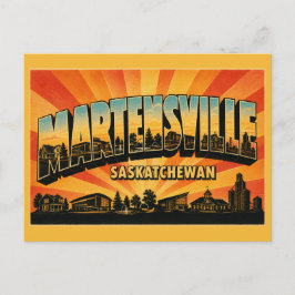 Postal Martensville Saskatchewan Ciudad Familiar