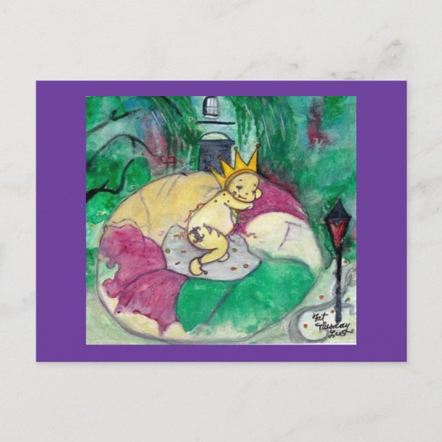 Postal Martes de grasa (Anverso)