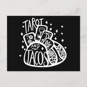 Postal Martes de taco gracioso de Tarot y Tacos