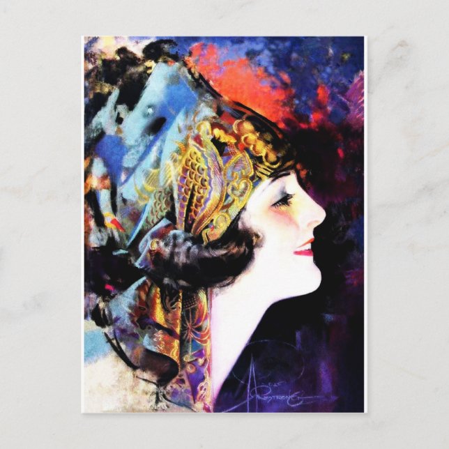 Postal Martha Mansfield (Anverso)