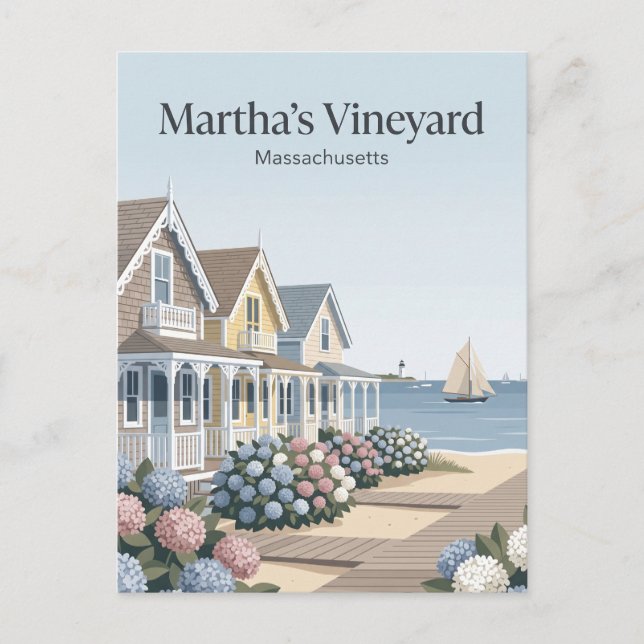Postal Martha's Vineyard, Massachusetts (Anverso)