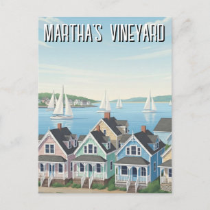 Postal Martha's Vineyard Massachusetts Viajes