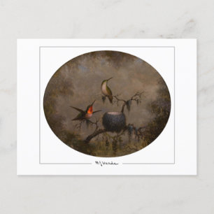 Postal Martin Johnson Heade #131 - Postcard Bella Artes