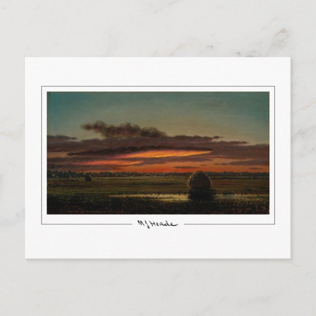 Postal Martin Johnson Heade #70 - Postcard Bella Artes (Anverso)