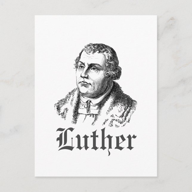 Postal Martin Luther (Anverso)