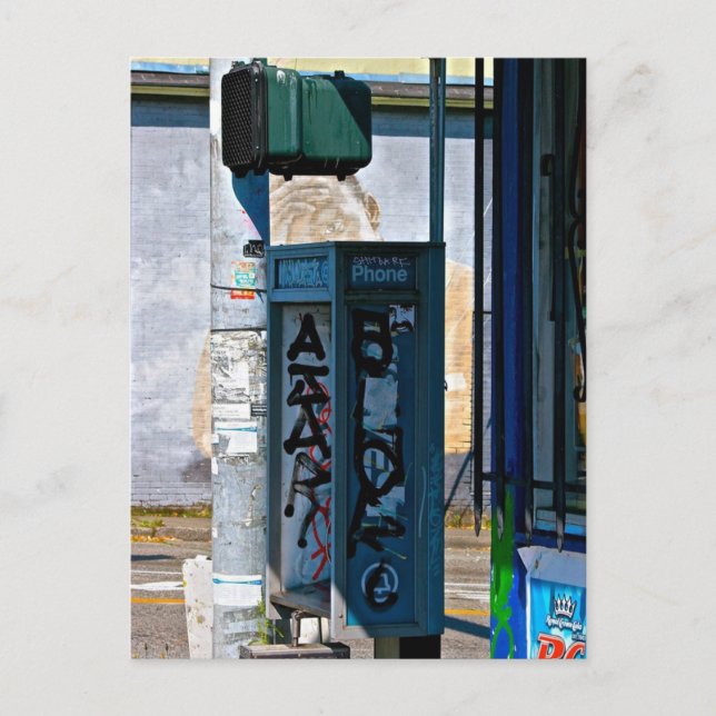 Postal Martin Luther King Jr. teléfono de pago (Anverso)