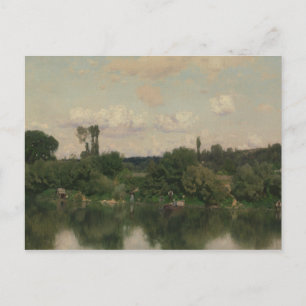 Postal Martin Rico y Ortega - En el Sena