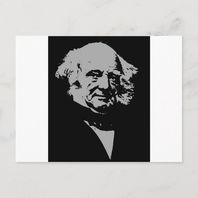 Postal Martin Van Buren (Anverso)