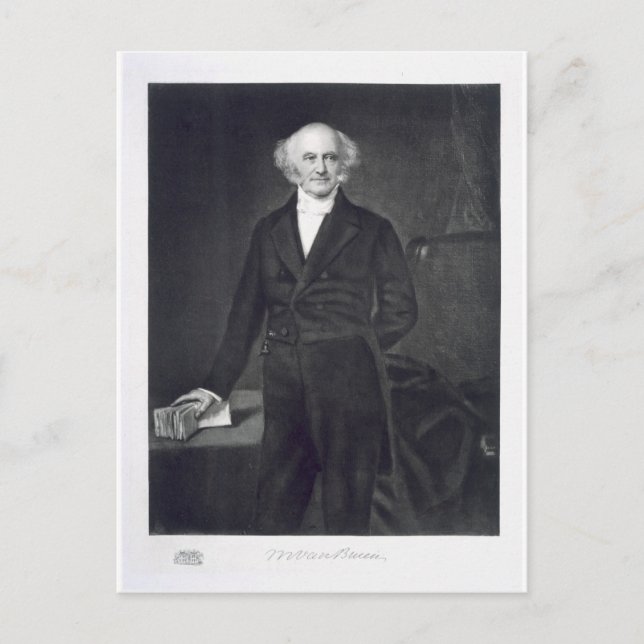 Postal Martin Van Buren, octavo presidente de Estados Uni (Anverso)