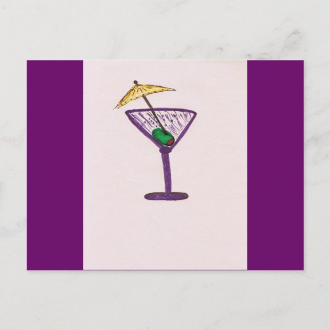 Postal Martini Bachelorette (Anverso)