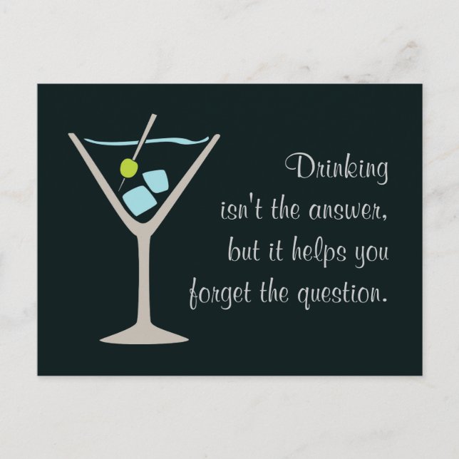 Postal Martini Glass (Anverso)