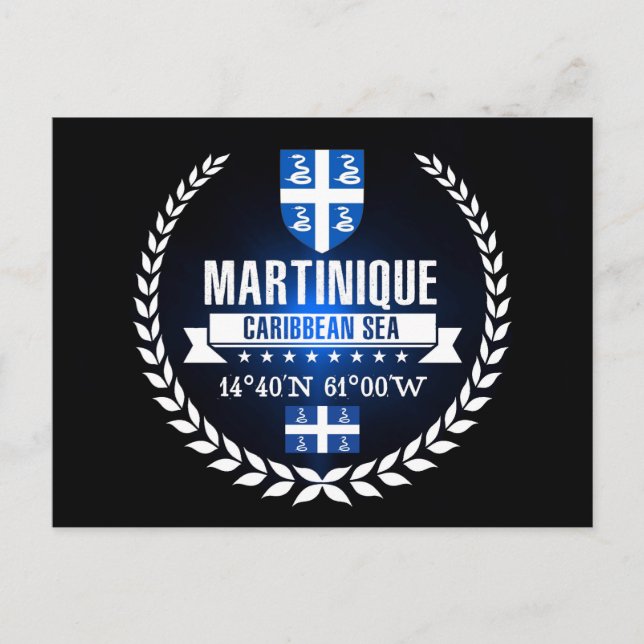 Postal Martinica (Anverso)