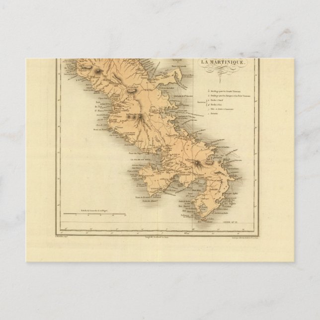 Postal Martinica (Anverso)