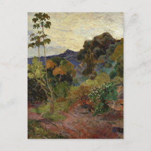 Postal Martinica de Paul Gauguin, 1887