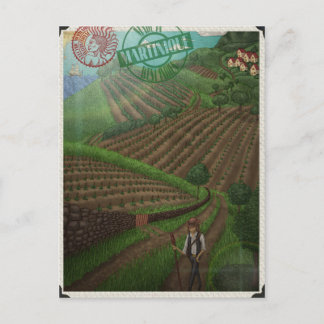 Postal Martinica por Ordovich