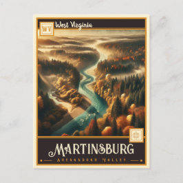 Postal Martinsburg, Virginia Occidental | Vintage