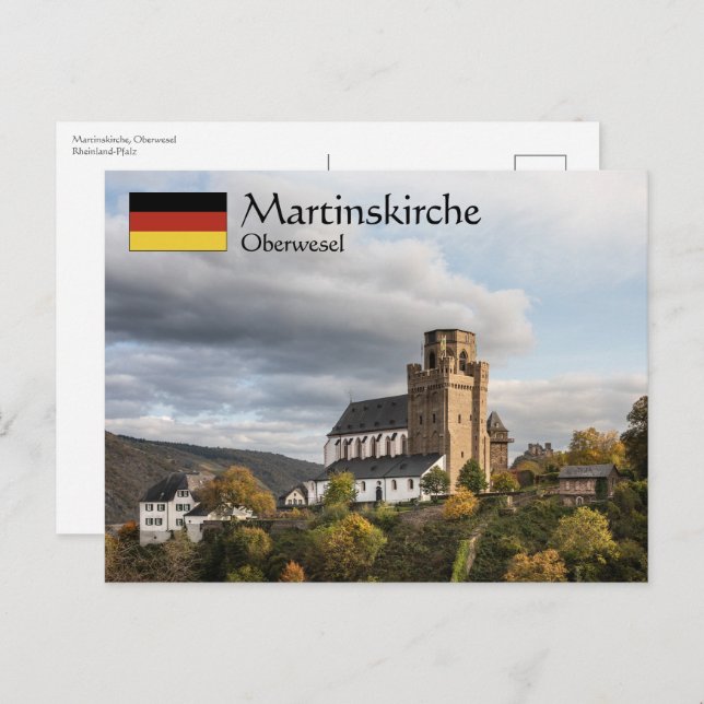 Postal Martinskirche Oberwesel (Anverso / Reverso)
