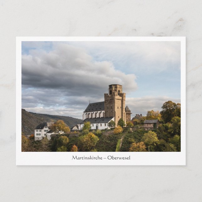 Postal Martinskirche Oberwesel (Anverso)