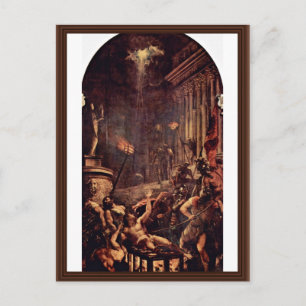 Postal Martirio De St. Laurenzius Por Tizian