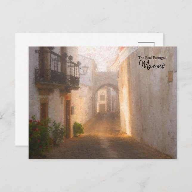 Postal Marvao Morn, Portugal (Anverso / Reverso)