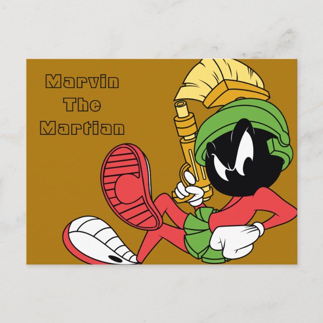 Postal MARVIN LA RECOPILACIÓN MARTIAN™ CON Láser (Anverso)