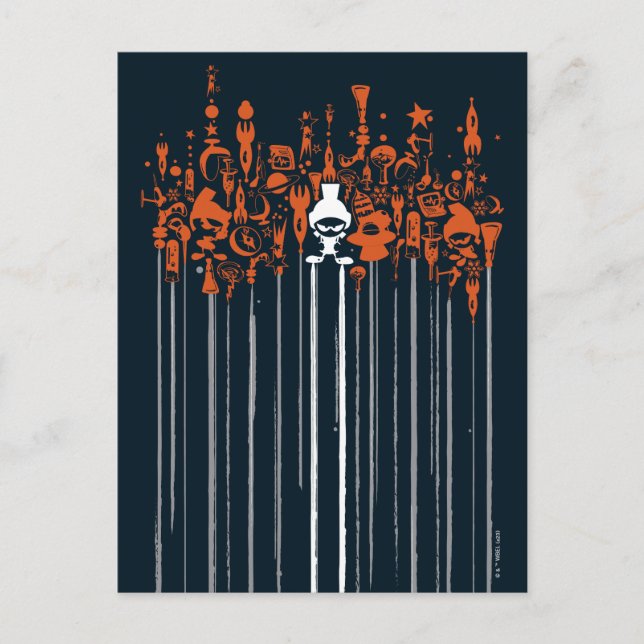 Postal MARVIN LAS armas MARTIAN™ de destrucción masiva (Anverso)