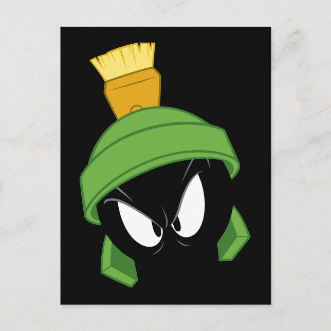 Postal MARVIN THE MARTIAN™ Angry Face (Anverso)
