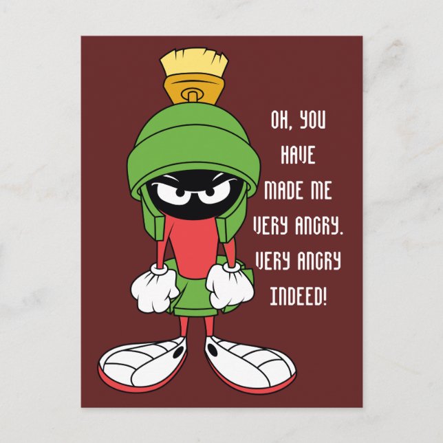 Postal MARVIN THE MARTIAN™ Upset (Anverso)