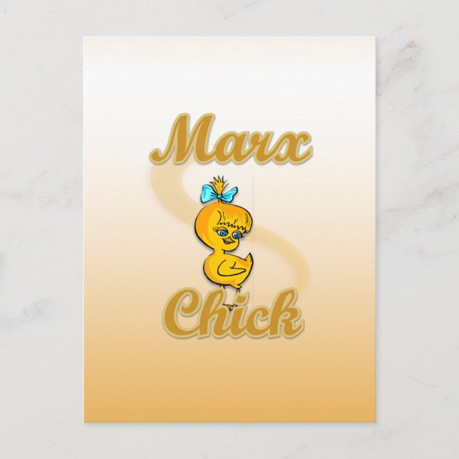 Postal Marx Chick (Anverso)