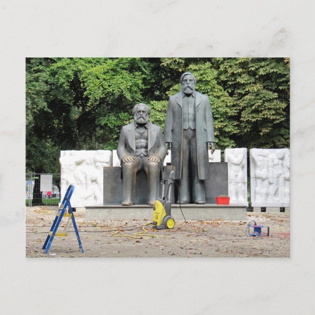 Postal Marx-Engels Denkmal Berlin (Anverso)
