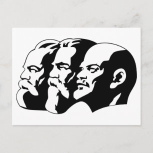 Postal Marx, Engels y Lénin