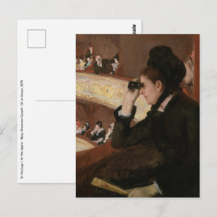 Postal Mary Cassatt - En la Logia