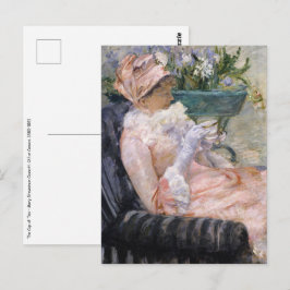 Postal Mary Cassatt - La taza de té