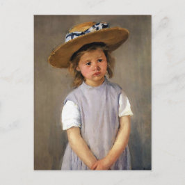 Postal Mary Cassatt "Niño en Gorra de paja"