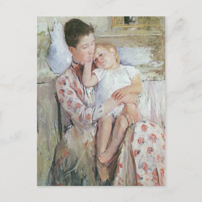 Postal Mary Cassatt Painting (Anverso)