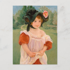 Postal Mary Cassatt "Primavera: Margot está de pie en un 